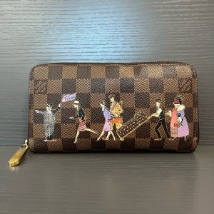 Vintage Limited Edition Trunks Louis Vuitton Daniel Ebene Long Zippy Wallet